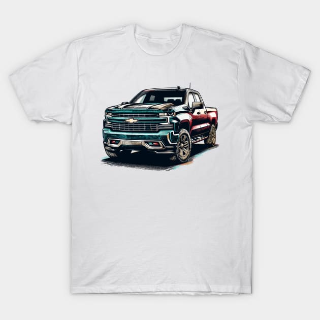 Chevrolet Silverado T-Shirt by Vehicles-Art